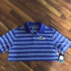 Baltimore ravens nike dry fit polo L